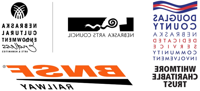 Nebraska Arts Council, Nebraska Cultural Endowment Endless Arts and Humanities, Douglas Country Nebraska Dedicated Service Community Involvement, BNSF Railway, and Whitmore Charitable Trust